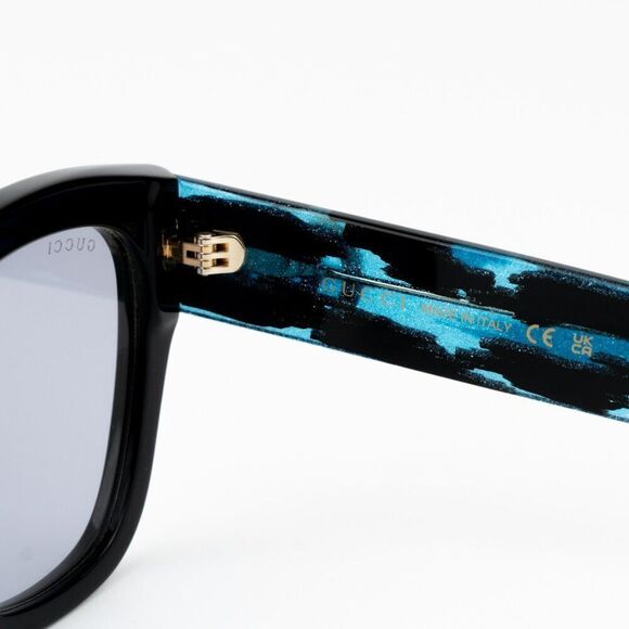 NEW Gucci GG1550SK 003 Black Violet Women Square Sunglasses GG 1550SK - Picture 8 of 10